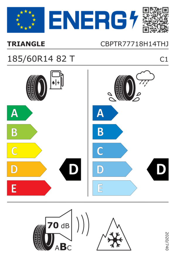 Triangle Snow Lion TR777 185/60 R14 82T 3PMSF - obrazek 2